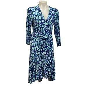 Lilly Pulitzer Rozaline wrap dress in lil kitty print size medium